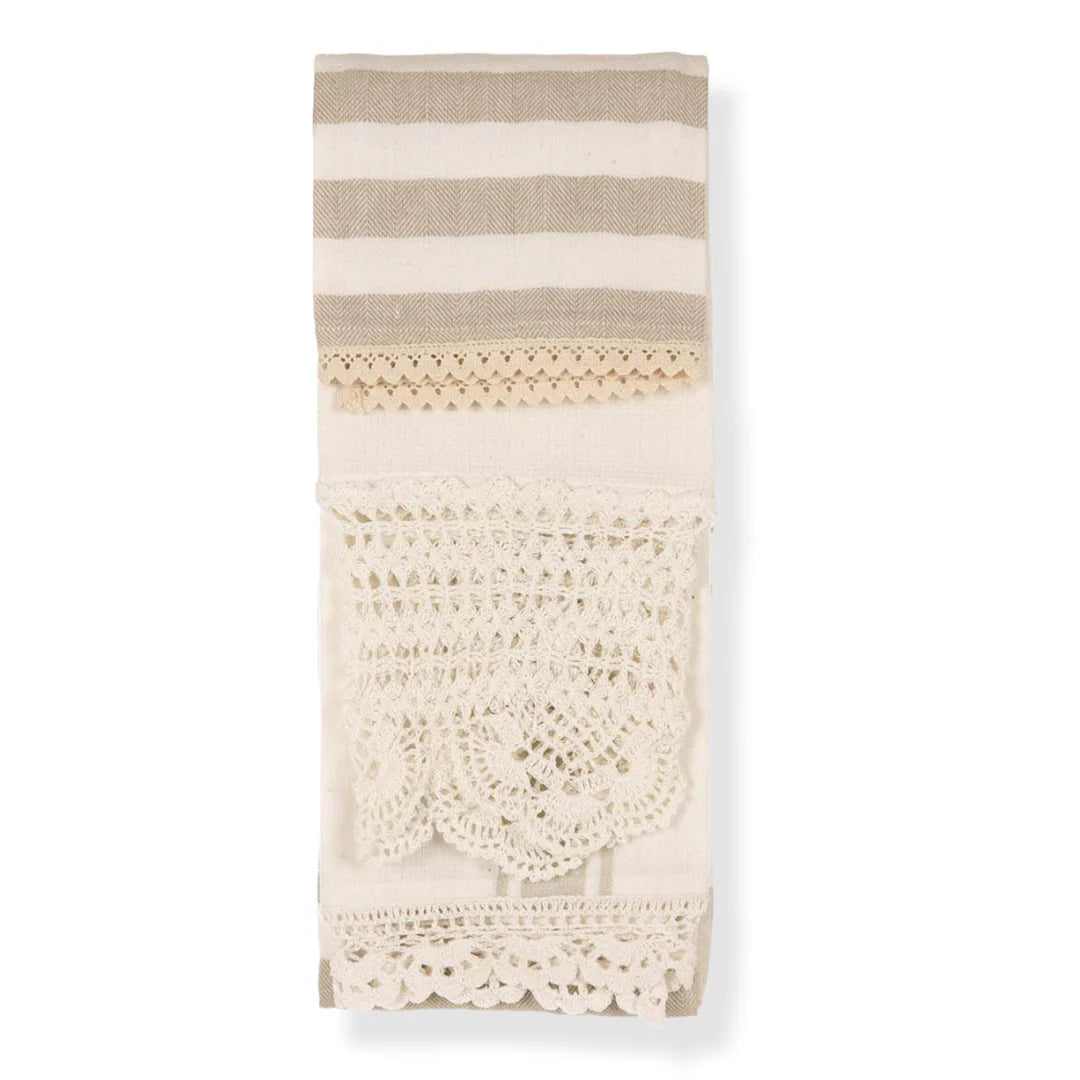Set 3 canovacci in cotone