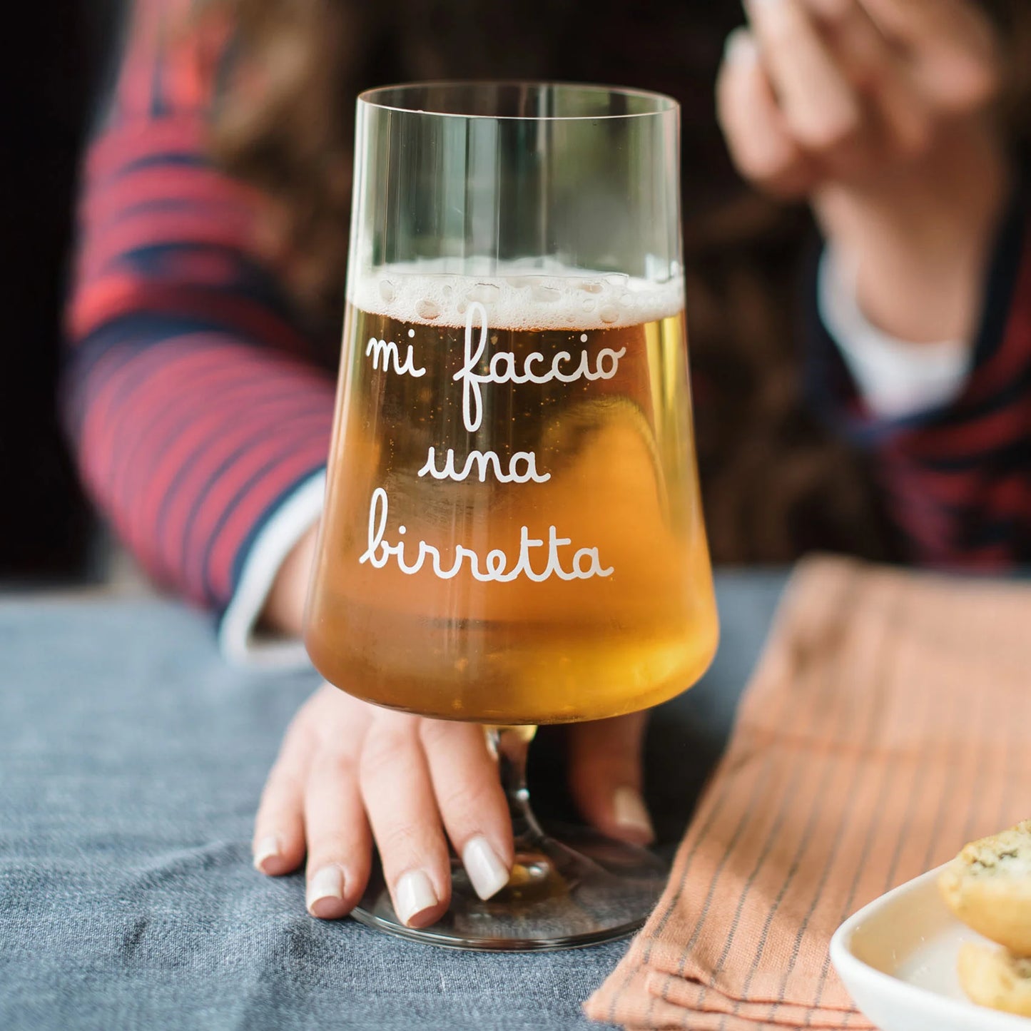 Set 2 Bicchieri birra Mi faccio una birretta