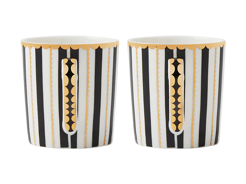 Set di 2 tazze e piattini Regency Demi di Teas & C