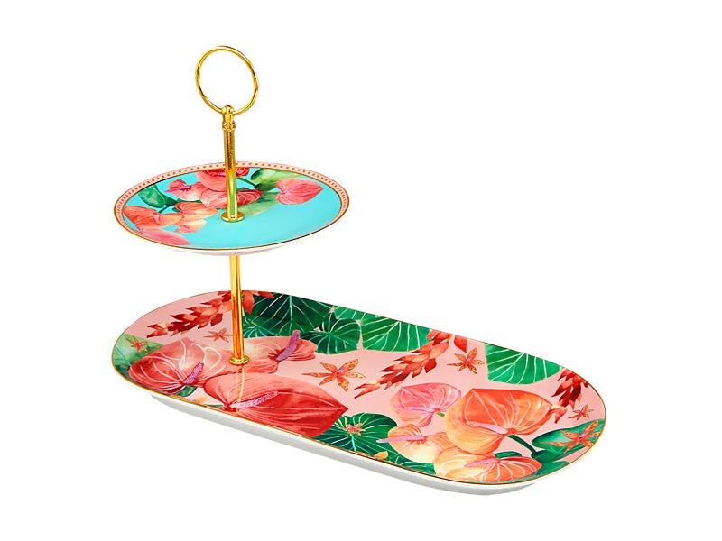 Teas & C's Tropicana Alzata 2 piani - Set intrattenimento