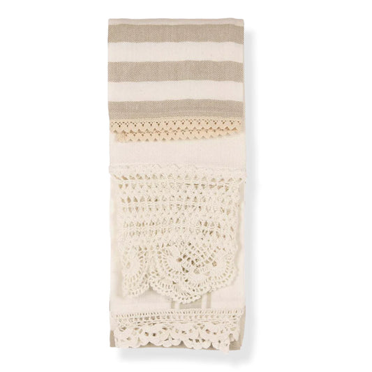 Set 3 canovacci in cotone