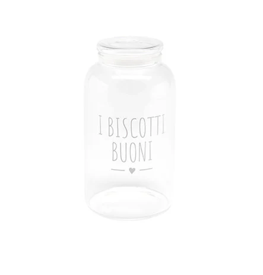 Barattolo in vetro borosilicato “i biscotti buoni”