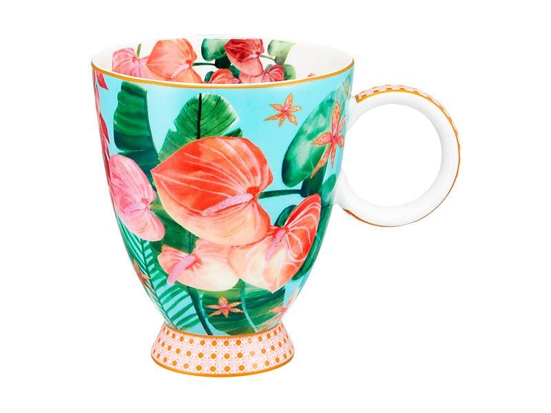 Teas & C's Tropicana Mug con piede blu 300ml