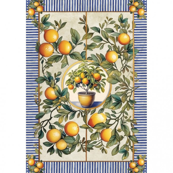 Tovaglia cerata "Ortigia"