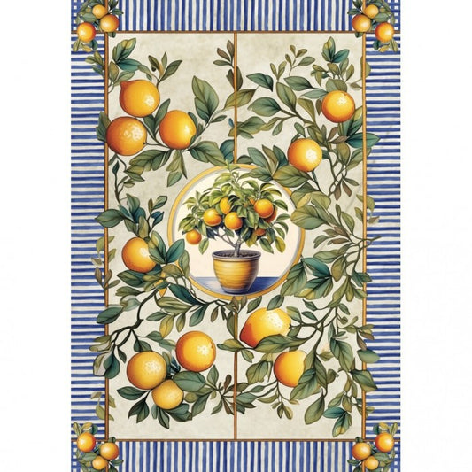 Tovaglia cerata "Ortigia"